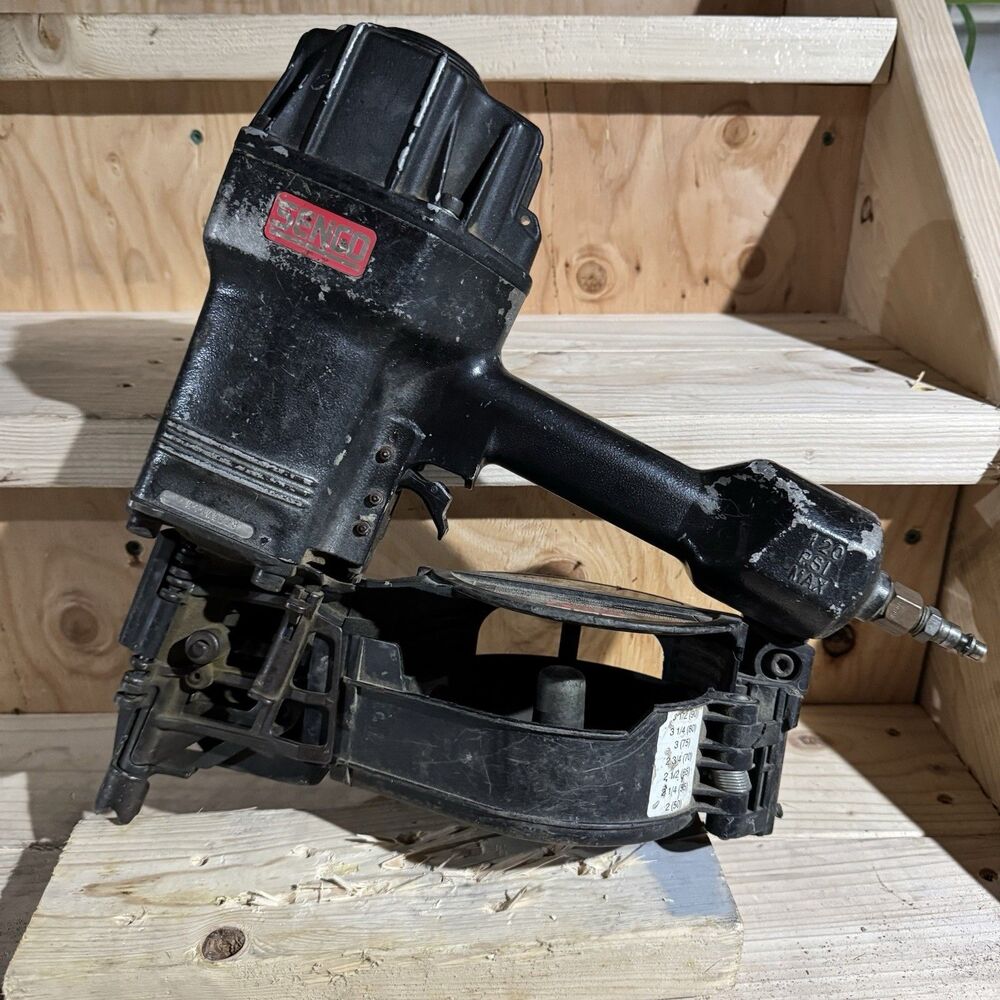 Senco Black Cap SCN65 Pneumatic Coil Framing Nailer 2”-3-1/2” Skeleton Feed Door